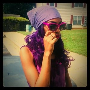Purple Groovy Hipster Shades